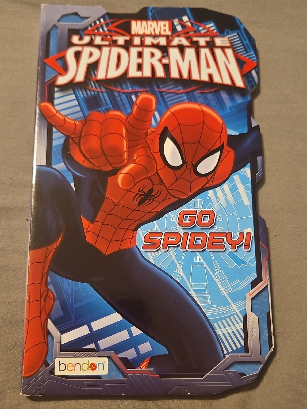 Marvel Red and Blue Spider-Man Go Spidey! Book